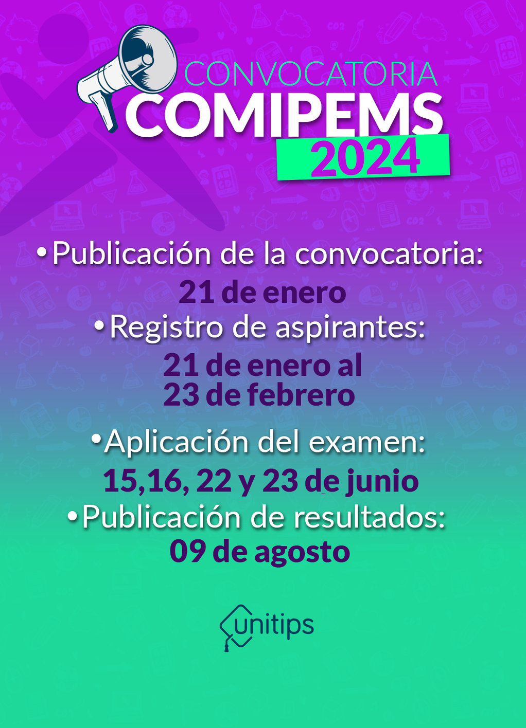 Convocatoria Comipems 2024